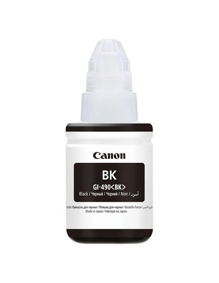 Контейнер с чернилами Canon GI-490, 135мл, Черный