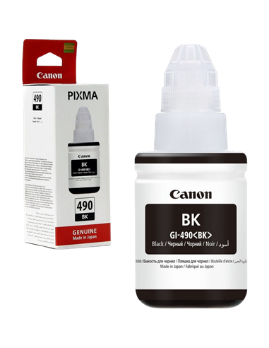 Контейнер с чернилами Canon GI-490, 135мл, Черный