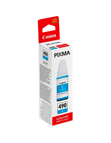 Контейнер с чернилами Canon GI-490, 70мл, Голубой