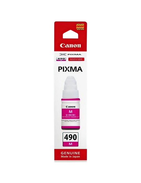 Контейнер с чернилами Canon GI-490, 70мл, Пурпурный