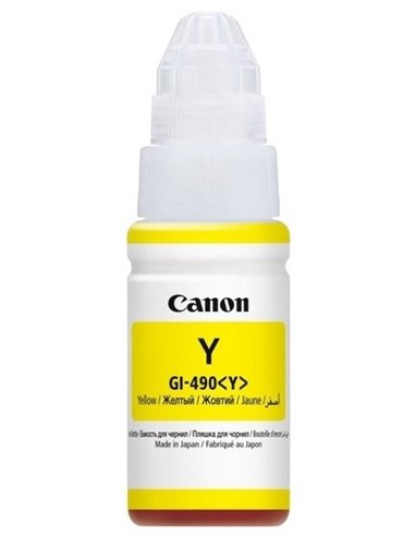 Контейнер с чернилами Canon GI-490, 0666C001, Желтый