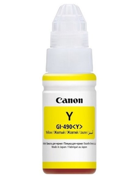 Контейнер с чернилами Canon GI-490, 0666C001, Желтый