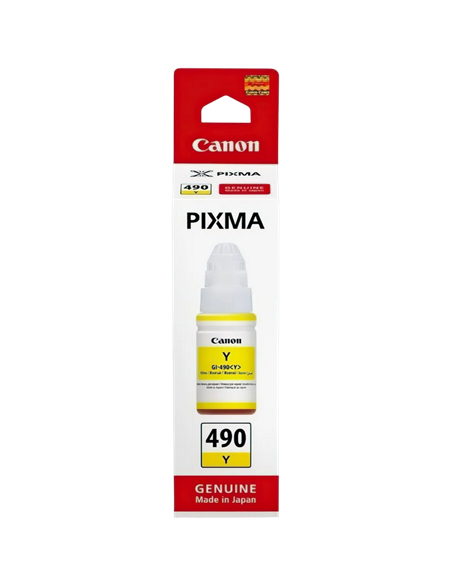 Контейнер с чернилами Canon GI-490, 0666C001, Желтый
