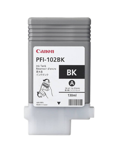 Картридж чернильный Canon PFI-102, 130мл, Черный