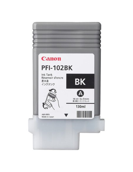 Картридж чернильный Canon PFI-102, 130мл, Черный