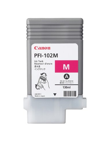 Картридж чернильный Canon PFI-102, 130мл, Пурпурный