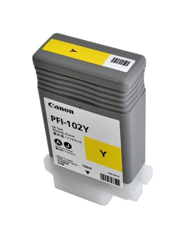 Картридж чернильный Canon PFI-102, 130мл, Желтый