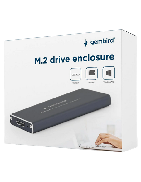 Портативный корпус для SSD Gembird EE2280-U3C-01, Серый