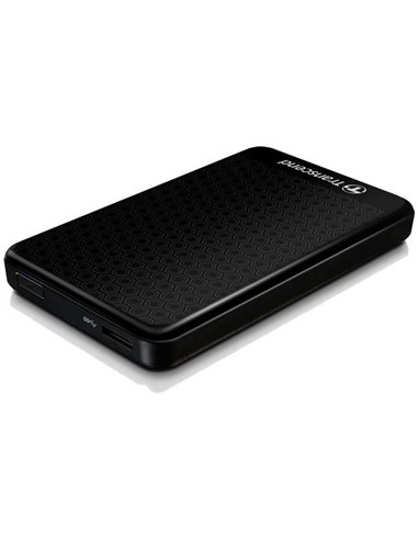 Внешний портативный жесткий диск Transcend StoreJet 25A3, 2 ТБ, Чёрный (TS2TSJ25A3K)