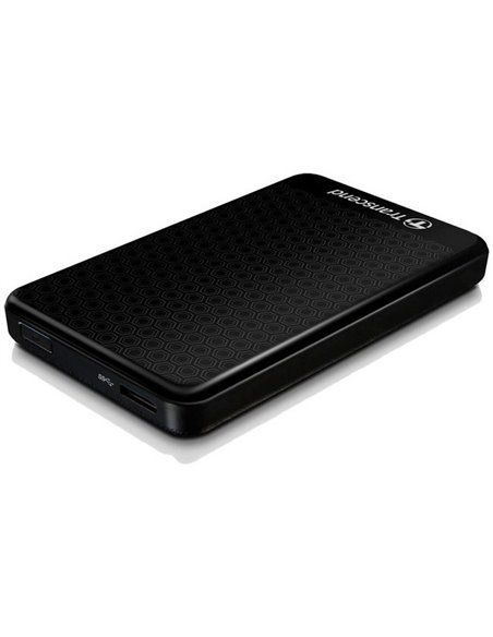 Внешний портативный жесткий диск Transcend StoreJet 25A3, 2 ТБ, Чёрный (TS2TSJ25A3K)