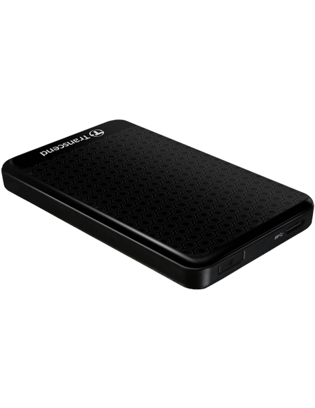 Внешний портативный жесткий диск Transcend StoreJet 25A3, 1 ТБ, Чёрный (TS1TSJ25A3K)