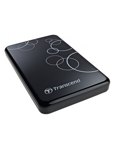 HDD portabil extern Transcend StoreJet 25A3, 1 TB, Negru (TS1TSJ25A3K)