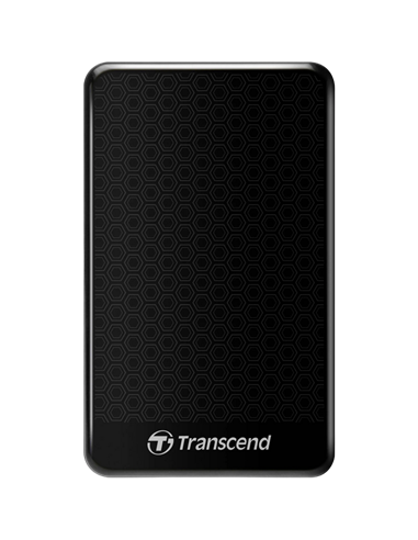 Внешний портативный жесткий диск Transcend StoreJet 25A3, 1 ТБ, Чёрный (TS1TSJ25A3K)