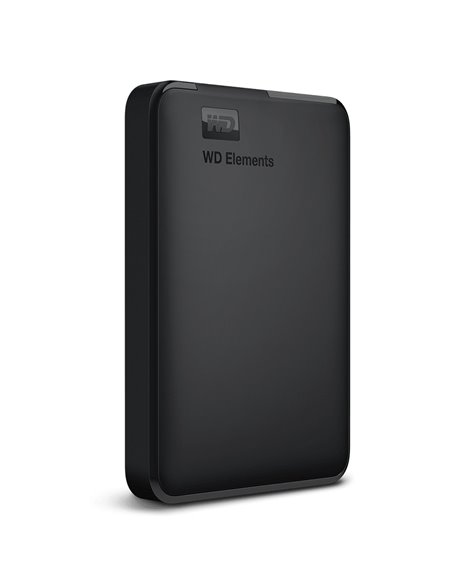 Внешний портативный жесткий диск Western Digital WD Elements, 4 TB, Чёрный (WDBU6Y0040BBK-WESN)
