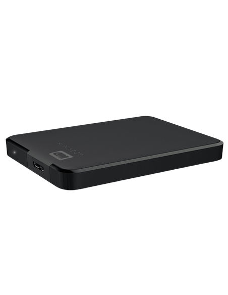 Внешний портативный жесткий диск Western Digital WD Elements, 4 TB, Чёрный (WDBU6Y0040BBK-WESN)