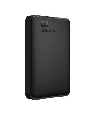 Внешний портативный жесткий диск Western Digital WD Elements, 4 TB, Чёрный (WDBU6Y0040BBK-WESN)