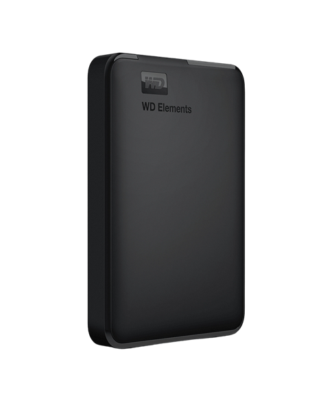 Внешний портативный жесткий диск Western Digital WD Elements, 4 TB, Чёрный (WDBU6Y0040BBK-WESN)