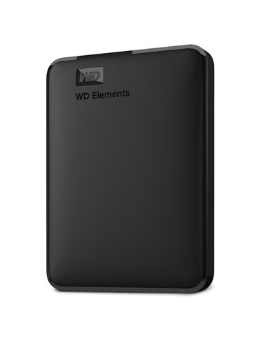 Внешний портативный жесткий диск Western Digital WD Elements, 4 TB, Чёрный (WDBU6Y0040BBK-WESN)