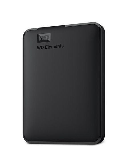 Внешний портативный жесткий диск Western Digital WD Elements, 4 TB, Чёрный (WDBU6Y0040BBK-WESN)