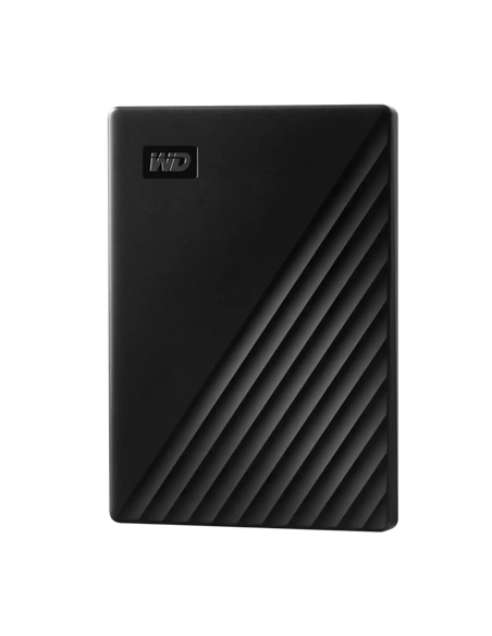 Внешний портативный жесткий диск Western Digital WD My Passport, 4 ТБ, Чёрный (WDBPKJ0040BBK-WESN)