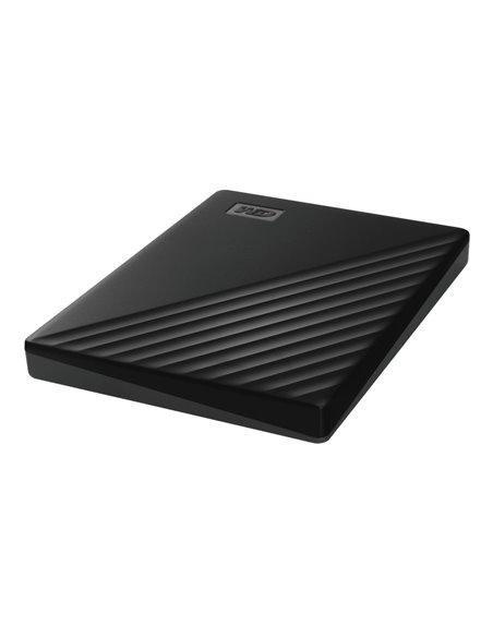 Внешний портативный жесткий диск Western Digital WD My Passport, 4 ТБ, Чёрный (WDBPKJ0040BBK-WESN)