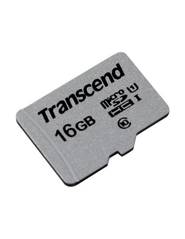 Карта памяти Transcend microSDHC UHS-I (U1), Class 10, 16Гб (TS16GUSD300S)