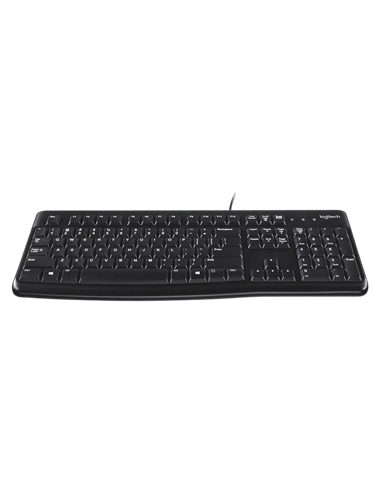 Tastatură Logitech K120, Cu fir, Negru