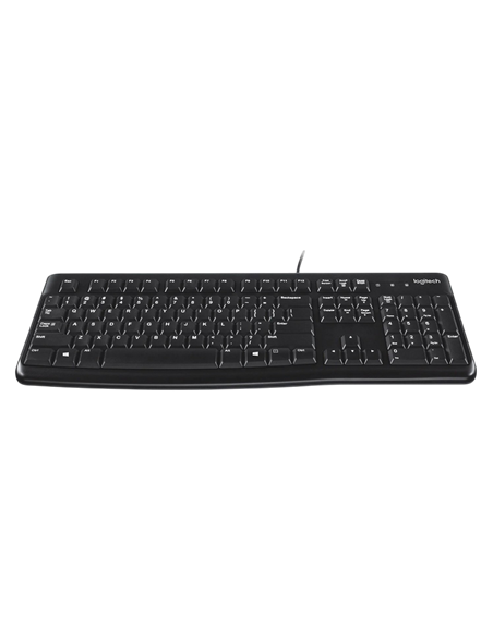 Клавиатура Logitech K120, Проводное, Чёрный