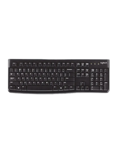 Tastatură Logitech K120, Cu fir, Negru