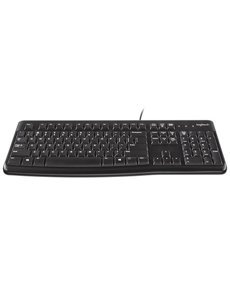 Клавиатура Logitech K120, Проводное, Чёрный