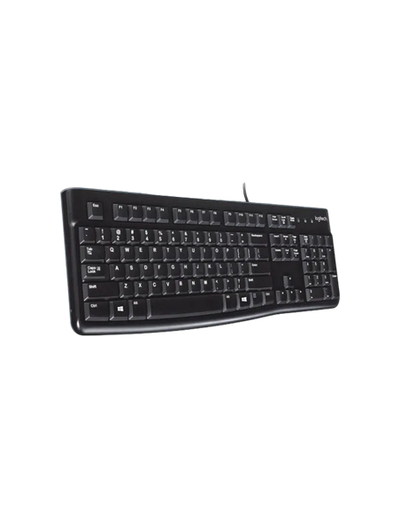 Клавиатура Logitech K120, Проводное, Чёрный