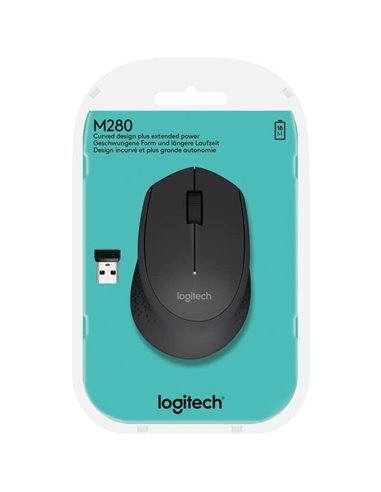 Беcпроводная мышь Logitech M280, Чёрный