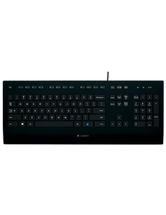 Tastatură Logitech K280e, Cu fir, Negru