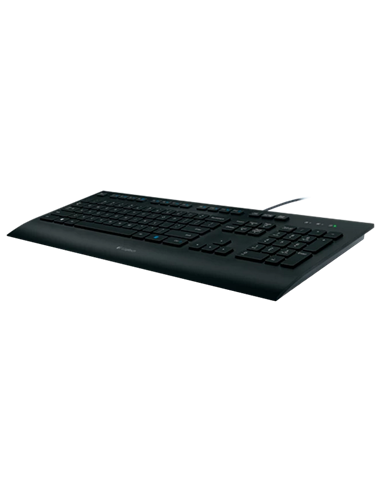 Tastatură Logitech K280e, Cu fir, Negru