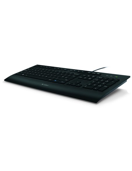 Клавиатура Logitech K280e, Проводное, Чёрный