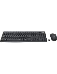 Клавиатура и мышь Logitech MK295, Беспроводное, Чёрный 2