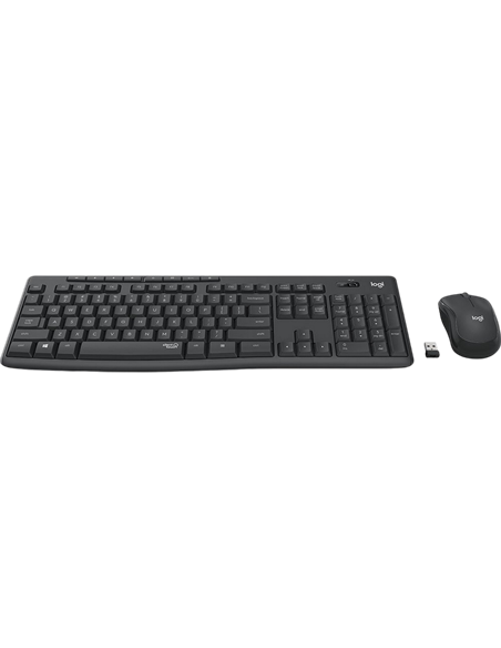 Set Tastatură + Mouse Logitech MK295, Fără fir, Negru