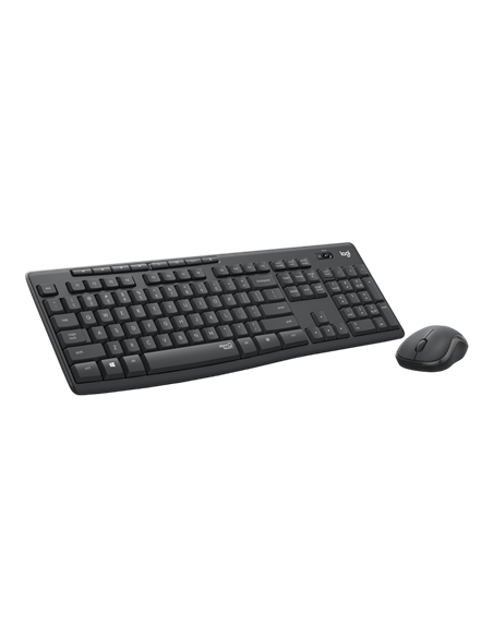 Set Tastatură + Mouse Logitech MK295, Fără fir, Negru