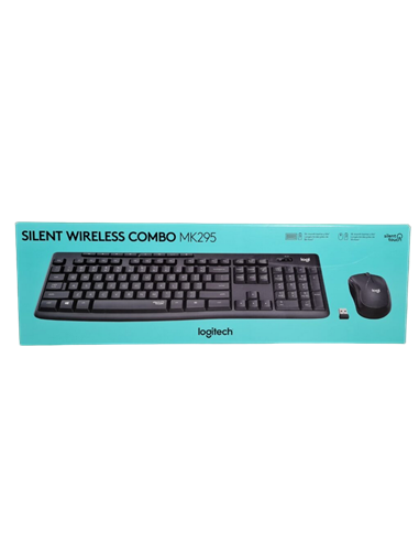 Set Tastatură + Mouse Logitech MK295, Fără fir, Negru