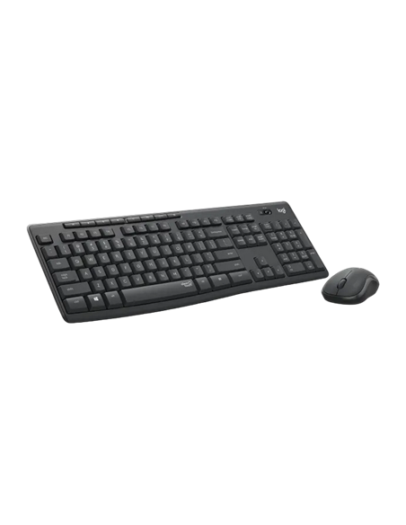 Клавиатура и мышь Logitech MK295, Беспроводное, Чёрный