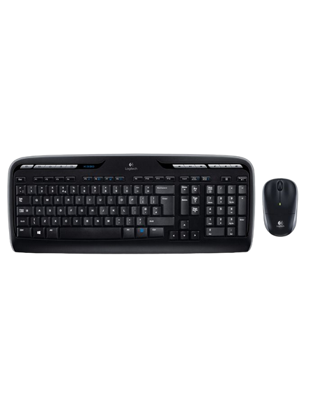 Клавиатура и мышь Logitech MK330, Беспроводное, Чёрный