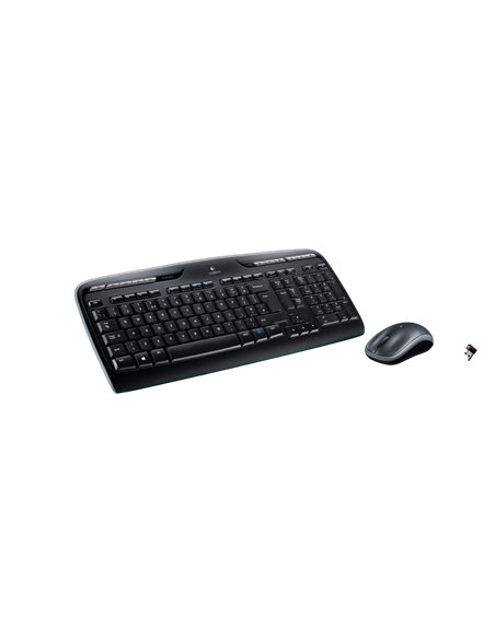 Set Tastatură + Mouse Logitech MK330, Fără fir, Negru