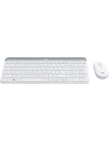 Set Tastatură + Mouse Logitech MK470, Fără fir, Alb
