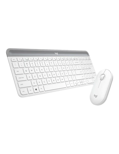 Клавиатура и мышь Logitech MK470, Беспроводное, Белый