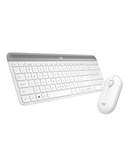 Клавиатура и мышь Logitech MK470, Беспроводное, Белый