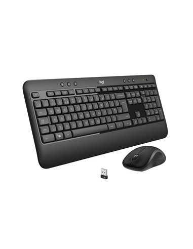 Set Tastatură + Mouse Logitech MK540, Fără fir, Negru