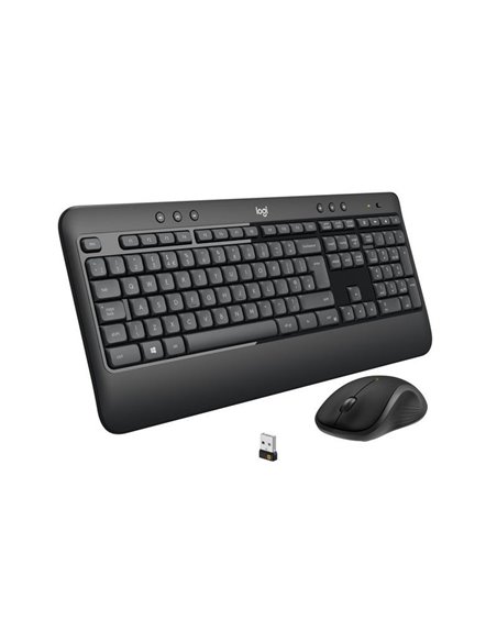Set Tastatură + Mouse Logitech MK540, Fără fir, Negru