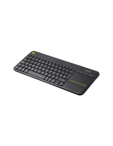Клавиатура Logitech K400 Plus, Беспроводное, Чёрный