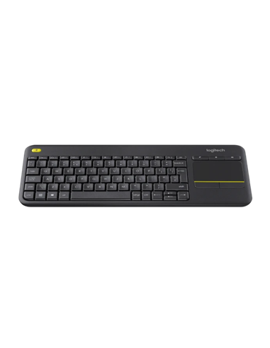 Tastatură Logitech K400 Plus, Fără fir, Negru