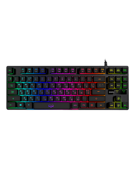 Tastatură SVEN KB-G7400, Cu fir, Negru